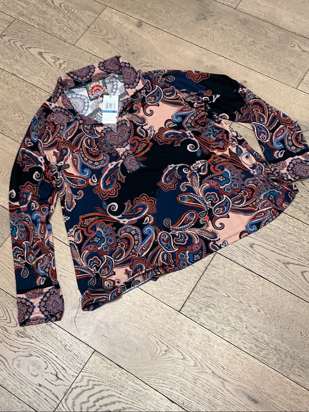 Woman’s Johnny Was paisley swing polo. XL. NWT! Never worn! Viscose and spandex